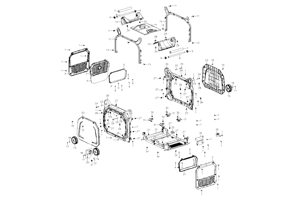 XYG6500IE_SpareParts_ExplodedView_Fig_L